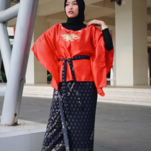 Dress Kaftan Merah
