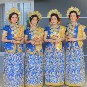 Baju Bodo Biru Dongker