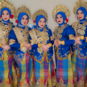 Baju Bodo Biru Dongker